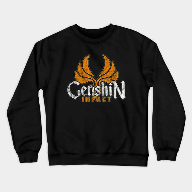 Anemo Emblem Genshin Impact Crewneck Sweatshirt by kennethketch